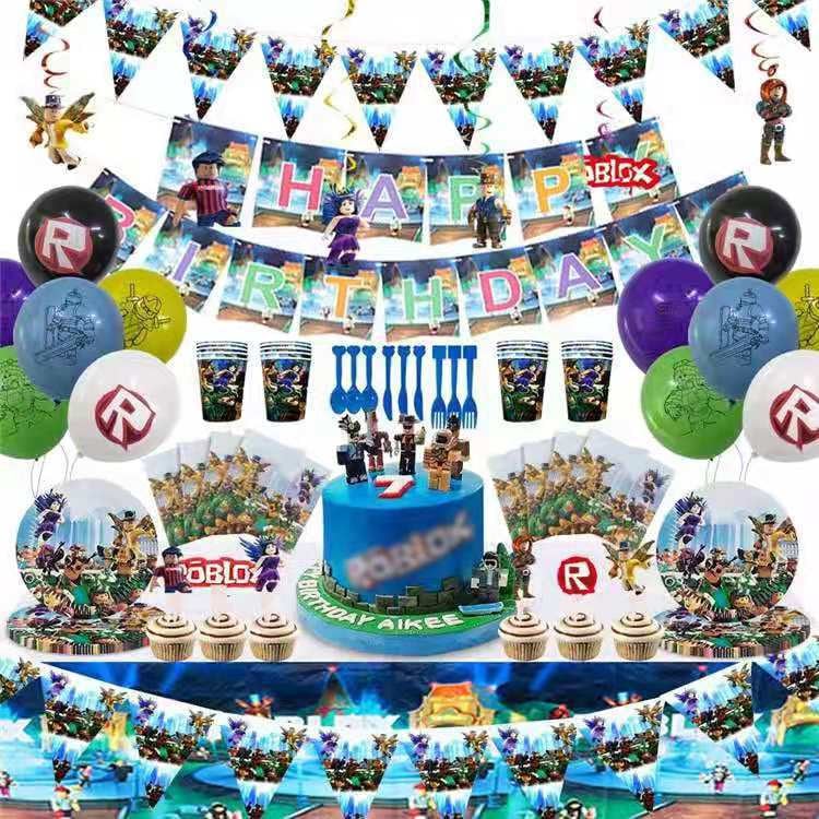 Roblox Birthday Theme Party Roblox Party Theme Birthday - Etsy
