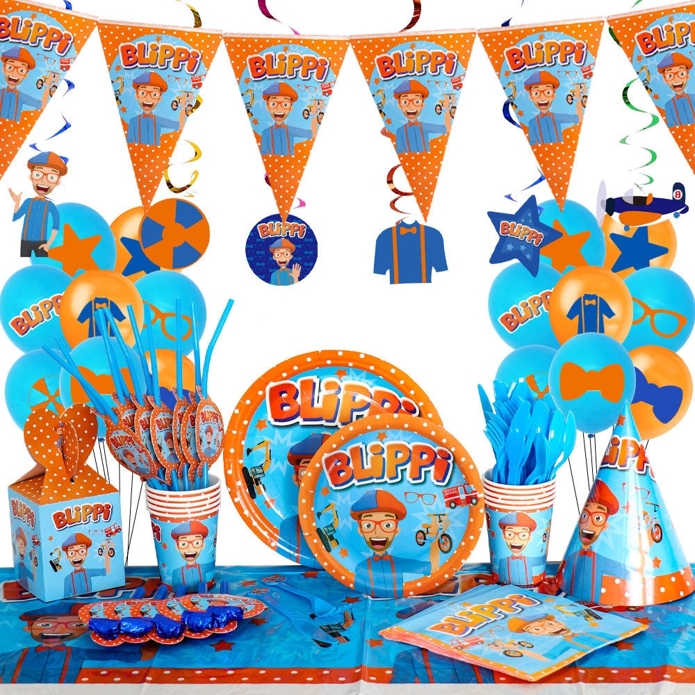 Blippi Birthday Theme Party Blippi Party Theme Birthday Etsy Canada