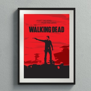 twd poster TV drama Decorative Canvas 24x36 Posters Room Bar Cafe Decor  Gift Print Art Wall Paintings