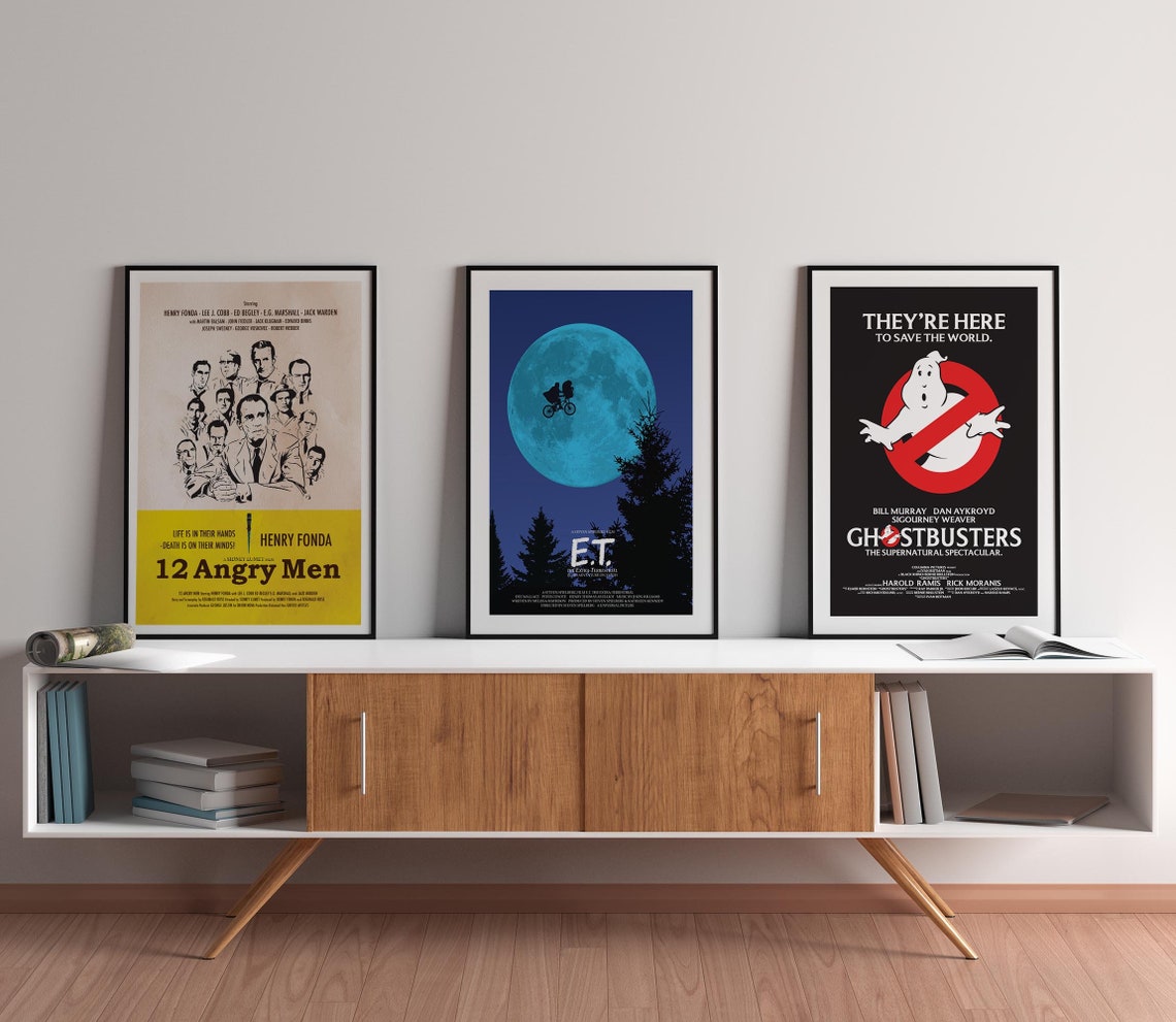 Pick Any 3 Movie Prints Movie Poster Prints Set of 3 Custom Etsy