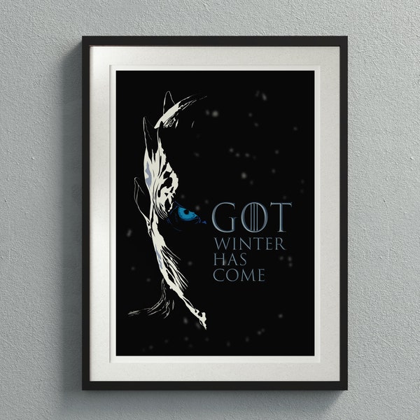 Game Of Thrones Poster Digital Download, GOT Tv Series Poster Printable, Wall Art Tv Series Print,  Printable Wall Art, Wall Decor Ideas