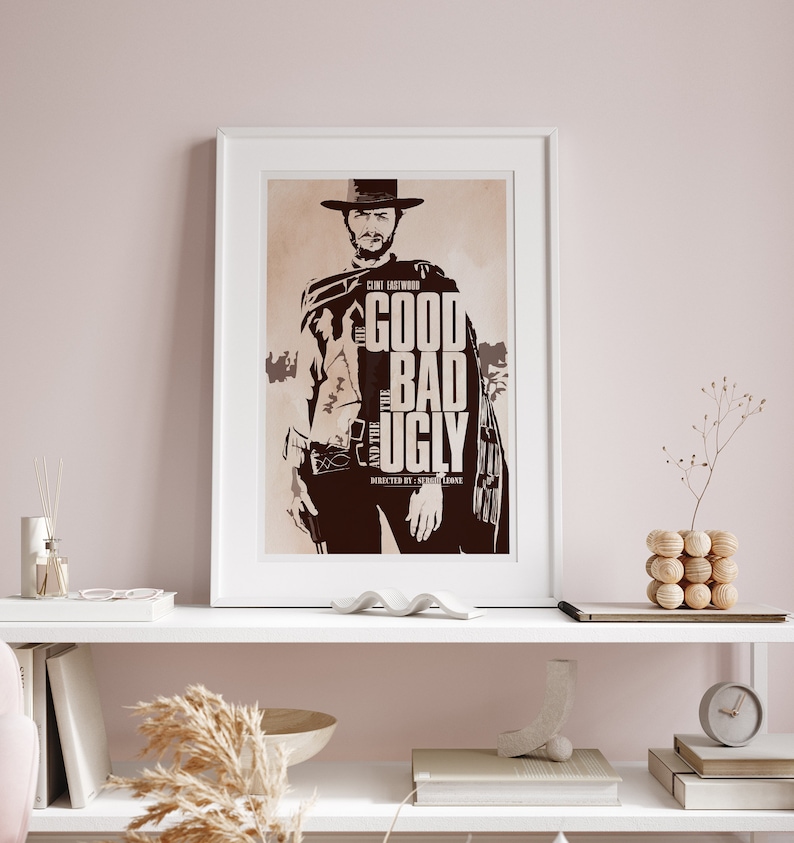 The Good the Bad and the Ugly Movie Poster Digital Download, Movie ...