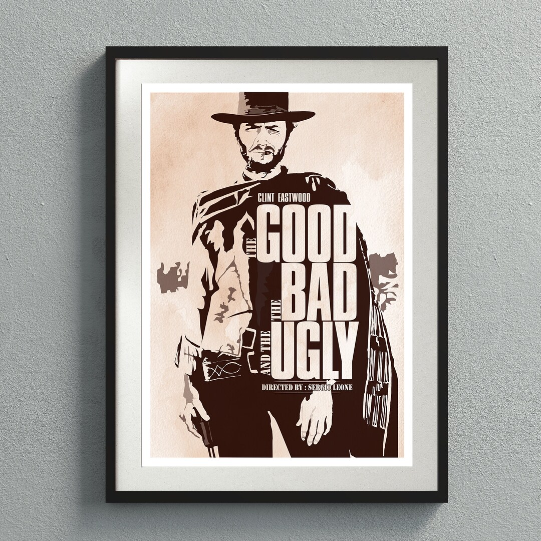 The Good the Bad and the Ugly Movie Poster Digital Download, Movie ...