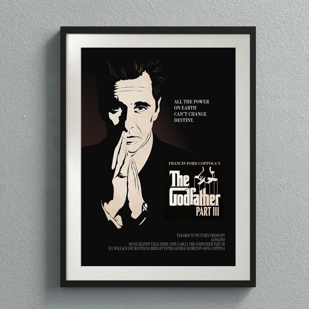 The Godfather Part 3 Movie Poster Digital Download, Wall Art Print