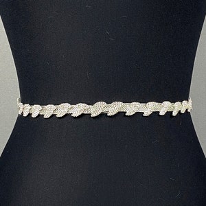 Bridal Belt Sash, Rhinestone Belt, Wedding Dress Belt, Crystal Bridal Belt, Thin Wedding Belt, Bridal Belt, Prom Belt, Wedding Belt