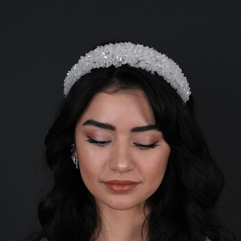 Crystal Bridal Tiara Headpiece, Wedding Tiara, Wedding Headpiece