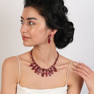 Crystal Jewelry Set, Bridal Jewelry Set, Wedding Jewelry Set, Bridal Necklace Set, Crystal Earrings Set, Earrings & Necklace Set