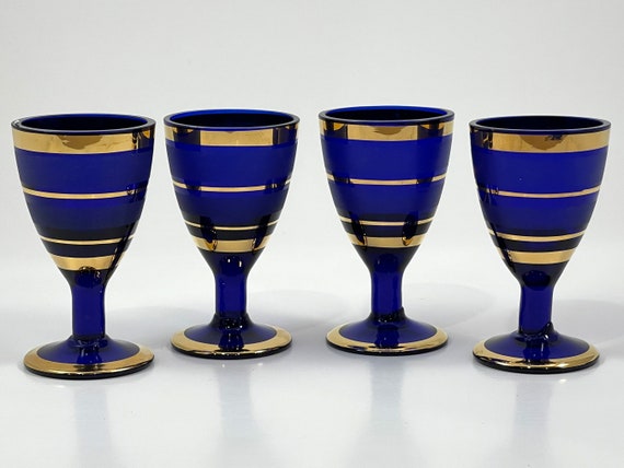 Vintage Cordial Glass Sets Vintage Cordial Glass Sets