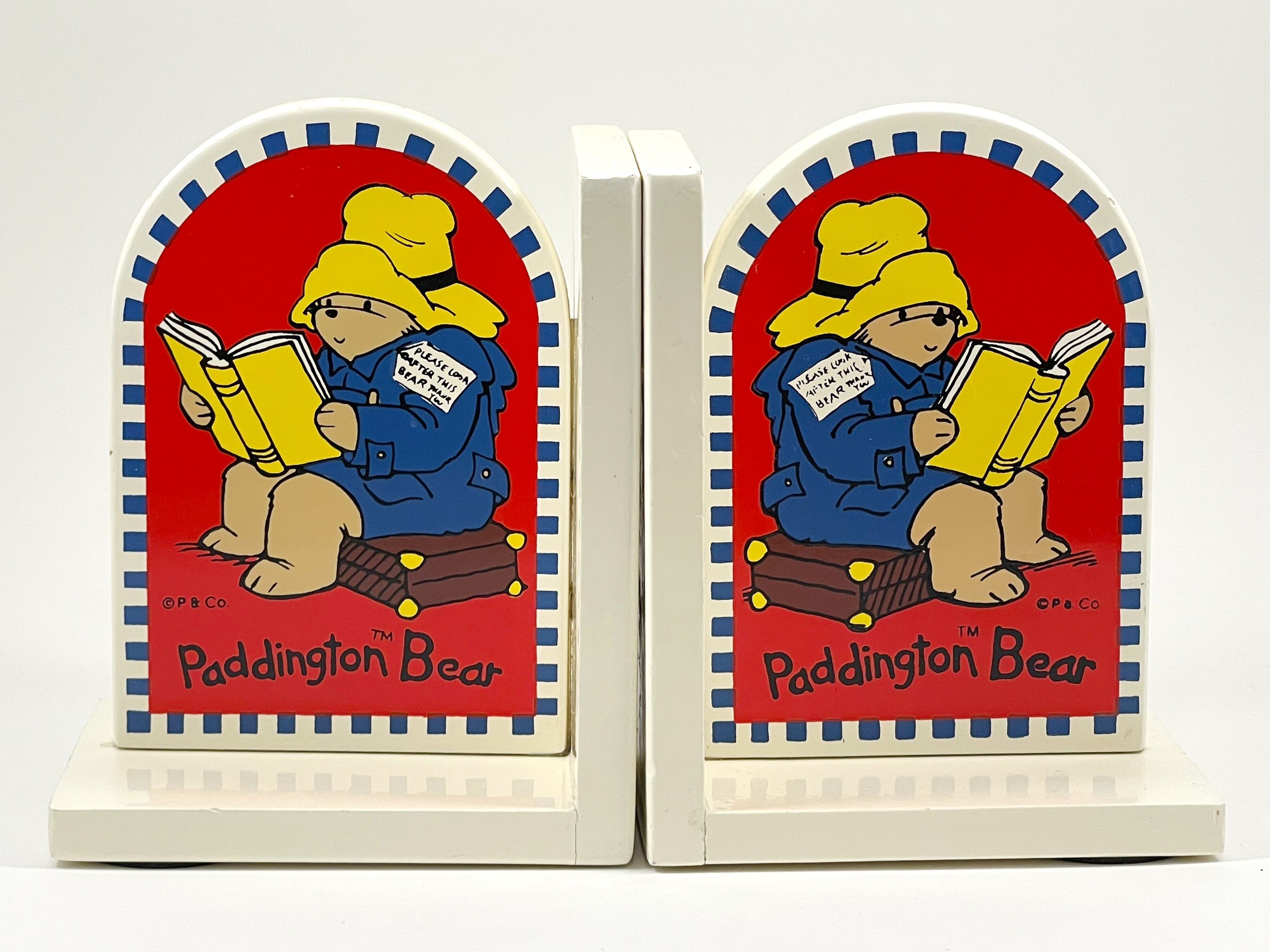 パディントン ベア Paddington Bear 木製 ブックエンド 本立て パディントン ベア Paddington Bear 木製 ブックエンド 本立て