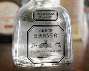 Personalized Label to fit Patron Tequila Bottle - Weddings, Birthdays, Anniversaries, Holidays, Feliz Cumpleaños