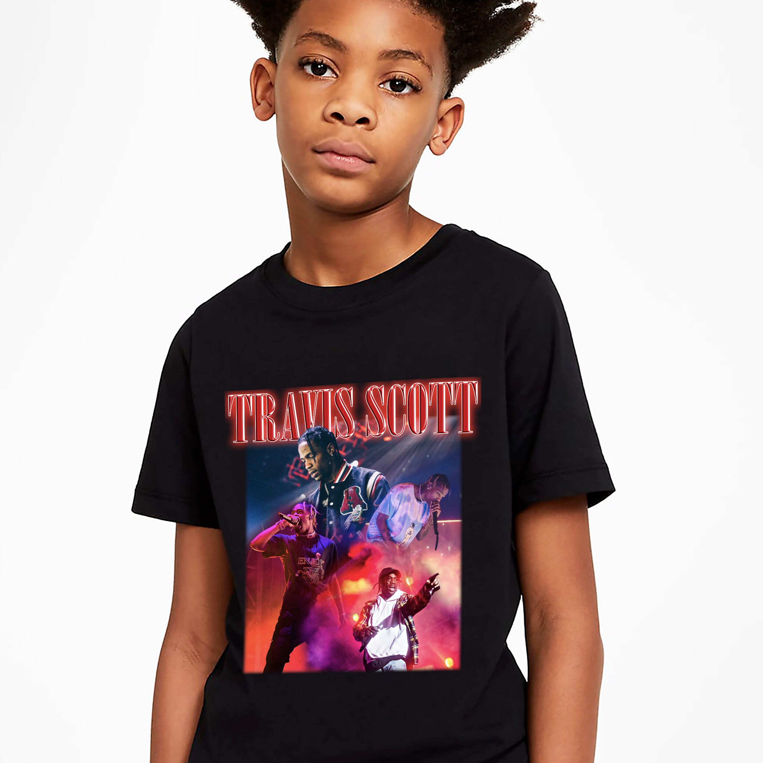 travis scott portrait tee