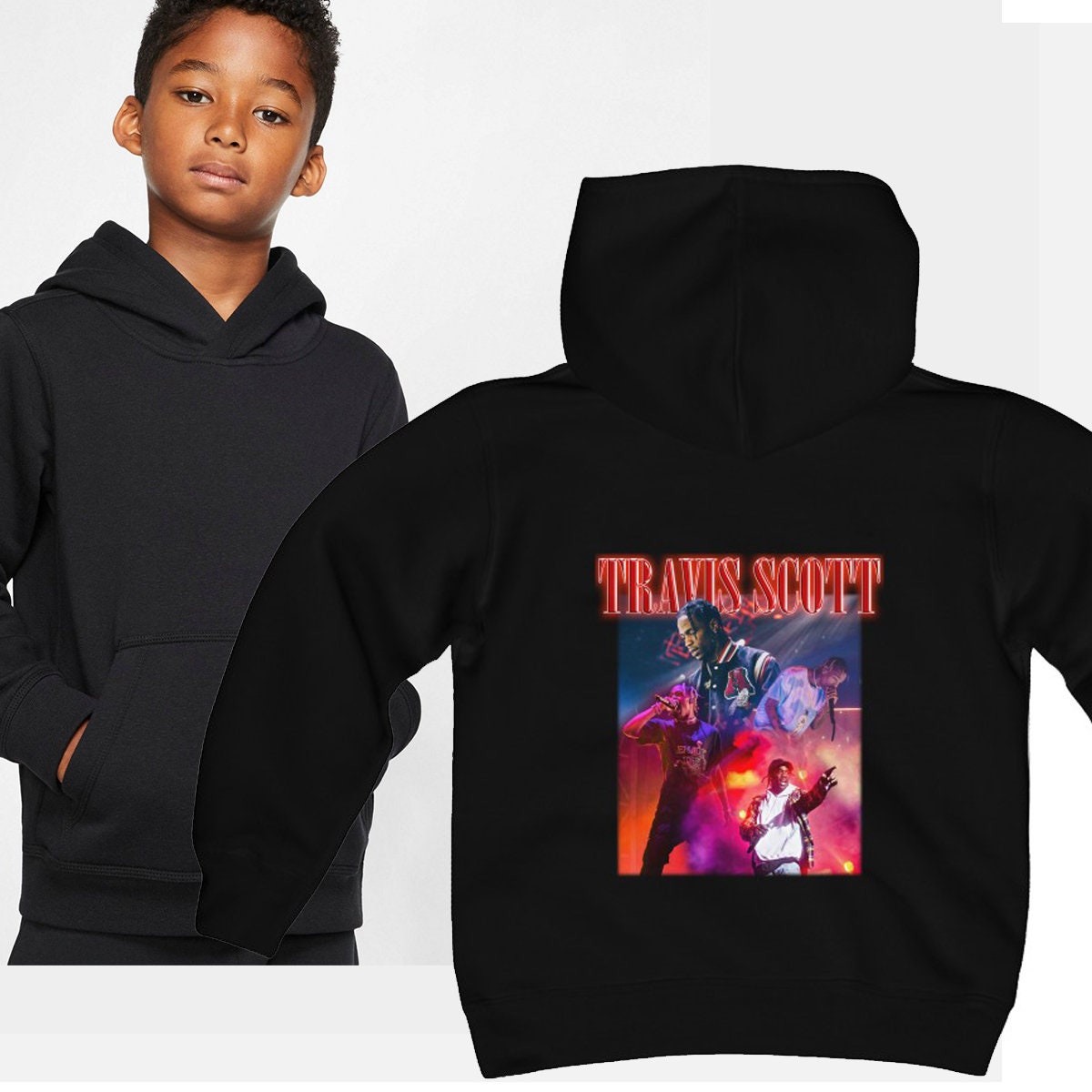 Kids Travis Scott Hoodie Purple Haze Youth Hoodie Kids - Etsy Denmark