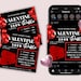 Valentines Raffle Flyer Template, Valentines Day Raffle Giveaway Flyer ...