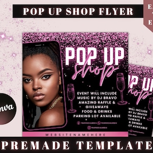 Pop up shop Template,Pop Up Shop Flyer,pop up shop display,DIY Pop Up Shop Flyer,Personalized Pop Up Shop Flyer,Business Event Invitation