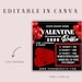 Valentines Raffle Flyer Template, Valentines Day Raffle Giveaway Flyer ...