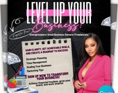 Business Coach Flyer Canva Template, Consultation Flyer,Entrepreneur Flyer,Workshop Flyer,Coaching Template,Coaching Business Flyer Template