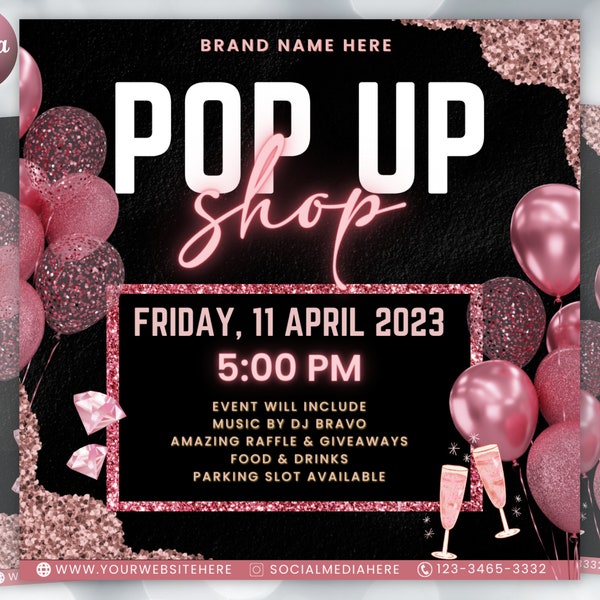 Pop Up Shop Flyer,Pop up shop Template,DIY Pop Up Shop Flyer,pop up shop display,Personalized Pop Up Shop Flyer,Business Event InvitationA