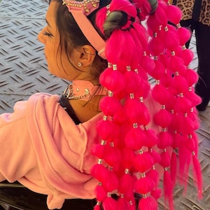 CUSTOM Tie-In Festival Braids ALL BUBBLES