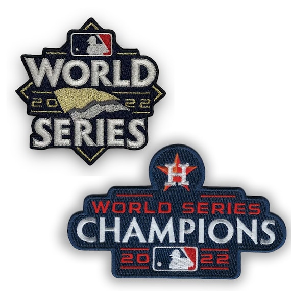 2022 2 Houston Astros World Series Champions Patches MLB 