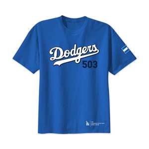 2023 Salvadoran Heritage Night Dodgers 503 Jersey Shirt Giveaway - Nouvette