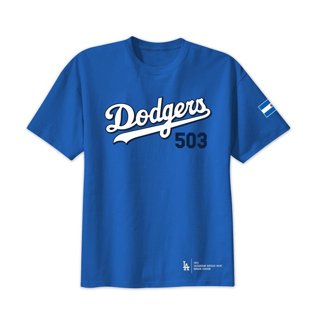 New Los Angeles Dodgers Salvadoran Heritage Night Shirt 9/4/22 