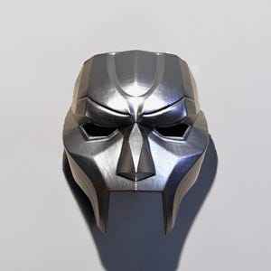 The Weeknd Gladiator Chrome MF Doom Inspired from the After Hours Till Dawn Tour Mask - Metal Look - Masquerade, party, cosplay - Halloween
