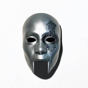Ghost BC Nameless Ghouls Mask - Ghost BC Perpetua Era - Skull Mask - Silver Look Skull - Halloween, party mask - cosplay, events or gift