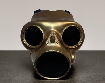 Slipknot Sid Wilson Mask: Gold/Pink Gas Mask, Metal Music Band
