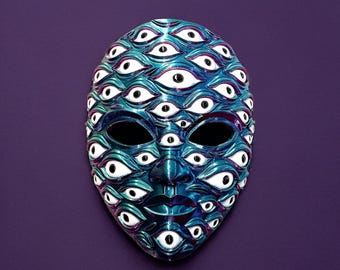 スリップノットのショーン・“クラウン”・クラハンのマスク：恐ろしい