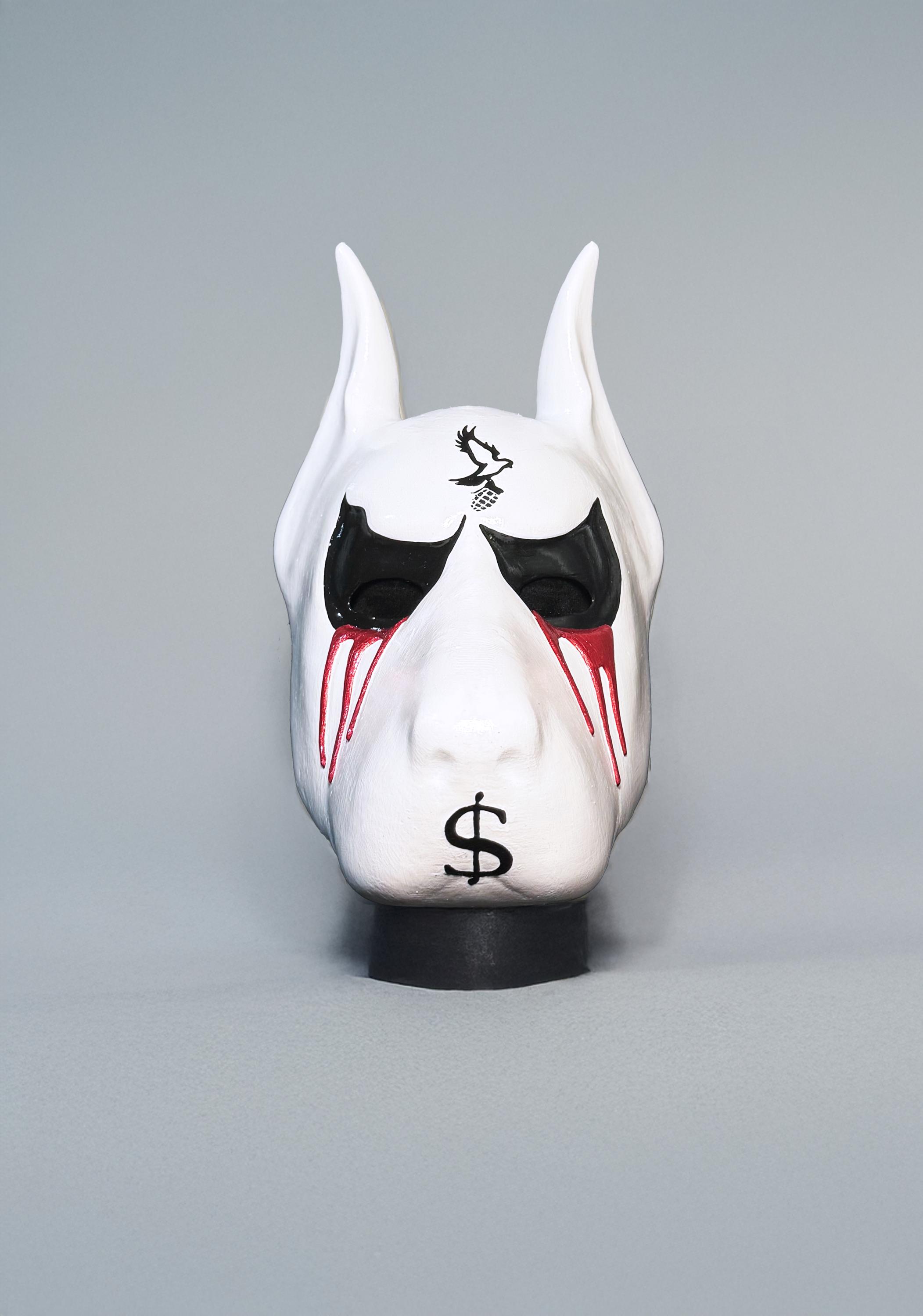 Hollywood Undead J-dog Mask: Handmade Cartoon Dog, Cosplay