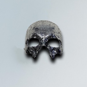 Ghost BC Papa Emeritus V Mask with Sim Glitter - Ghost BC Papa Perpetua - Skull Mask - Halloween, party mask - cosplay, events or gift