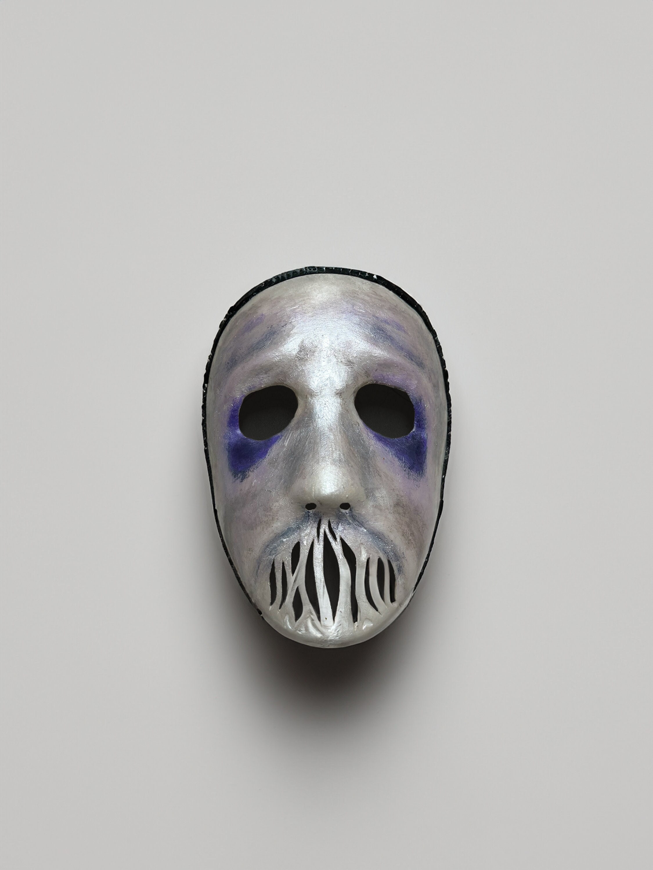 Slipknot Jay Weinberg Mask: Cream Color - Metal Music Band, Scary