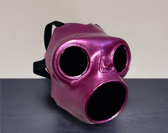 スリップノット シド・ウィルソン マスク：ゴールド/ピンクのガス