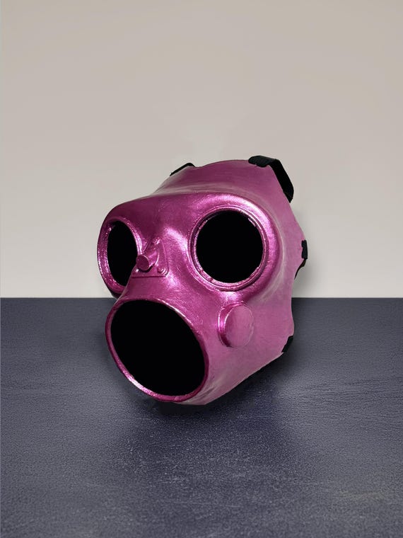 スリップノット シド・ウィルソン マスク：ゴールド/ピンクのガス