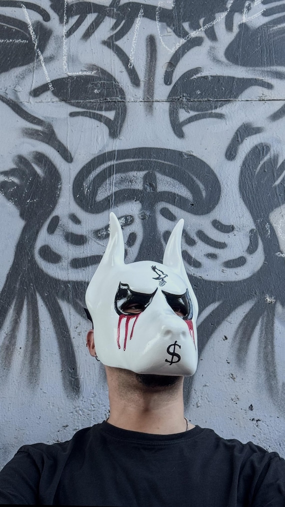 Hollywood Undead J-dog Mask: Handmade Cartoon Dog, Cosplay