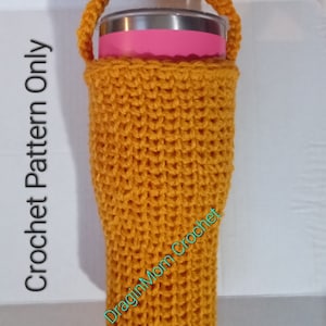 40 oz. Curved Tumbler Carrier Crochet Pattern