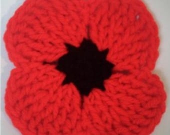 Mohnblumen Untersetzer und Hotpads Häkelanleitung