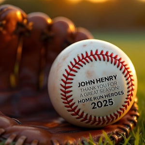 Personalized Baseball, Custom Message Baseball, Baseball Coach Gift, Baseball Gift Ball Personalized Baseball Birthday Graduation