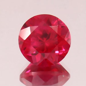 AAA+ Grade 6 Crt Flawless Mozambique Ruby Loose Round Gemstone Cut, Blood Red Ruby Cut Transparent Ruby Ring And Jewelry Making Tools & Ring