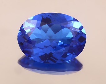 Cornflower Blue Sapphire: 7.70 Crt Oval Ceylon Gemstone