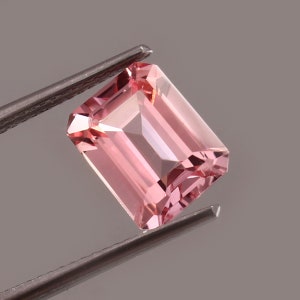 AAA 9x7 MM Flawless Morganite Loose Radiant Gemstone Cut, Transparent Madagascar Morganite Cut For Jewelry Tools And Ring Making Product
