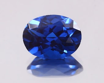 2 Carat Cornflower Blue Sapphire: Oval Cut Loose Gemstone