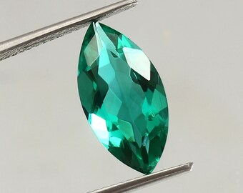 AAA Sambischer Smaragd Edelstein: Marquise Schliff, 16 x 8 mm