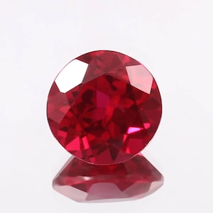 AAA 8 MM Flawless Mozambique Ruby Loose Round Gemstone Cut, Blood Red Ruby Cut Stone Transparent Ruby Ring And Jewelry Making Tools & Ring