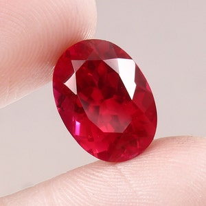 AAA 10x14 MM Flawless Mozambique Ruby Gemstone Cut, Loose Oval Cut Blood Red Ruby Cut Natural Ruby Jewelry Making Tools & Ring Raw Product