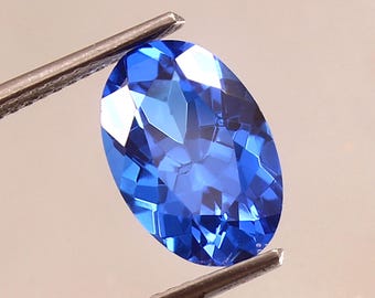 AAA Cornflower Blue Sapphire: 3.55 Crt Ceylon Oval Cut Gemstone