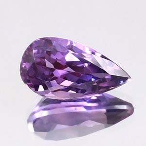 AAA Natural Bi Color Ceylon Purple Pink Sapphire Loose Pear Cut Gemstone, Fine Quality Sapphire Ring And Jewelry Making Gemstone 3.40 Carat
