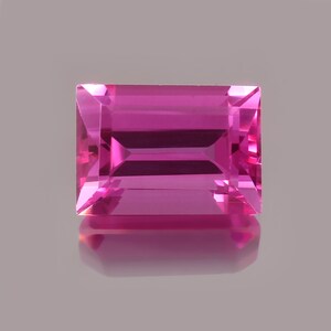 AAA+ Grade 10x14 MM Ceylon Pink Sapphire Gemstone Cut, Loose Emerald Cut Transparent Pink Sapphire Jewelry Making Tools & Ring Raw 10.70 Ct