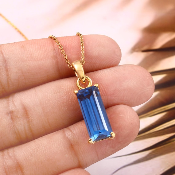 Pendente A Collana In Lapis Lazuli Blu Ovale In Argento .835 Pendente A Collana In Lapis Lazuli Blu Ovale In Argento .835
