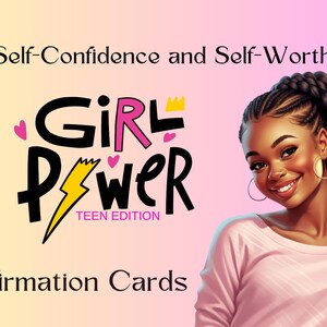 Cartes de confiance en soi et d'affirmation de la valeur (édition ados)